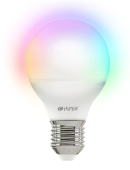 HIPER Smart LED bulb IoT LED A1 RGB/Умная LED лампочка/Wi-Fi/Е27/Globe G45/Регулируемая яркость и цв