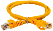 Патч-корд ITK PC05-C5EU-3M (кат.5Е UTP, 3м, желтый)