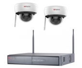 Комплект видеонаблюдения HiWatch DS-2in (2 внутренних IP камеры,2 Мп, Wi-Fi, микрофон)