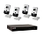 Комплект видеонаблюдения HiWatch DS-4in (4 внутрение IP камеры,2 Мп, PoE, микрофон, динамик) - Нижний Новгород
