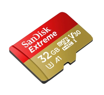 Карта памяти SanDisk Extreme microSDHC 32GB + SD Adapter for Action Sports Cameras - works with GoPr