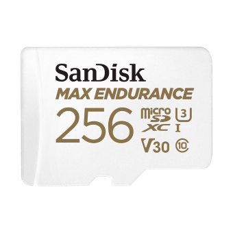 Карта памяти SanDisk MAX ENDURANCE microSDXC 256GB + SD Adapter - for home security cameras & dashca
