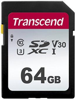 Карта памяти Transcend 64GB UHS-I U3 SD card