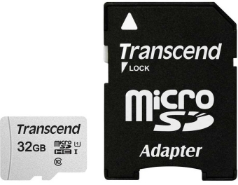 Карта памяти Transcend 32GB UHS-I U1 microSD with Adapter