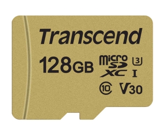Карта памяти Transcend 128GB UHS-I U3 microSD with  Adapter, MLC