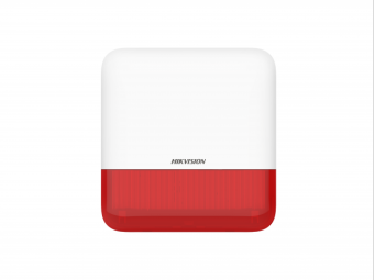 Беспроводной оповещатель Hikvision DS-PS1-E-WE(Red Indicator), SirenOut(Red)