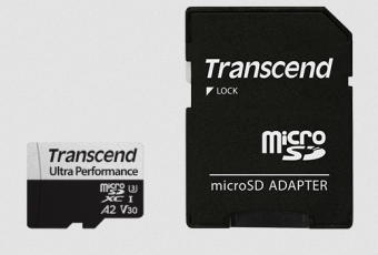 Карта памяти Transcend 64GB UHS-I U3 microSD w/ adapter  A2 Ultra Performance R/W:160/125 MB/s